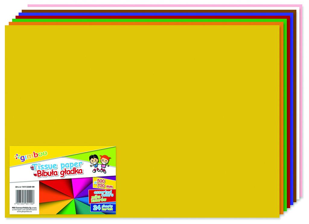 Papír hedvábný Donau - 24 listů / mix barev