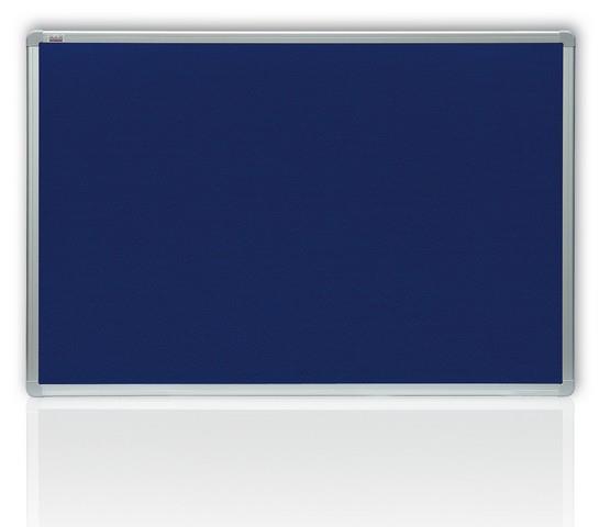 2x3 Filcová modrá tabule v hliníkovém rámu 200x120 cm - P-TTA1220-1