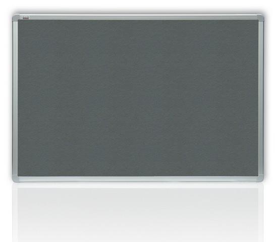 2x3 Filcová šedá tabule v hliníkovém rámu 120x180 cm - P-TTA1218-2