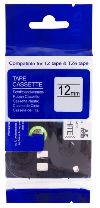Kompatibilní páska s Brother TZe-231 12mm x 8m, černá na bílé